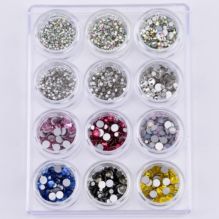 Buy Glass flatback rhinestones for nails ss4ss20