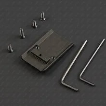 Подходит для trijicon rmr 1x red dot прицел Алюминиевый сплав металлическое основание glock пистолет адаптер M6107