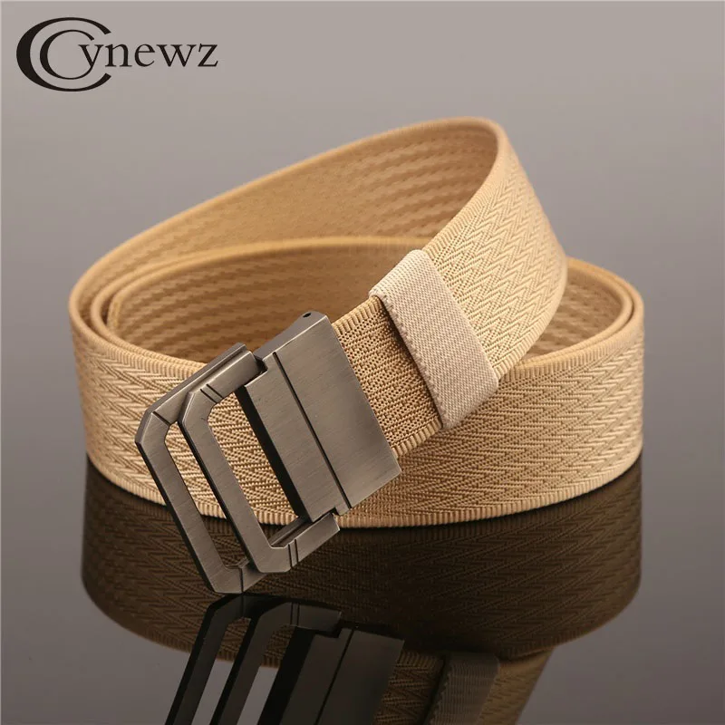 Top Quality Nylon  Belt Fashion Mans Women's 2 Rings Buckle Tactical