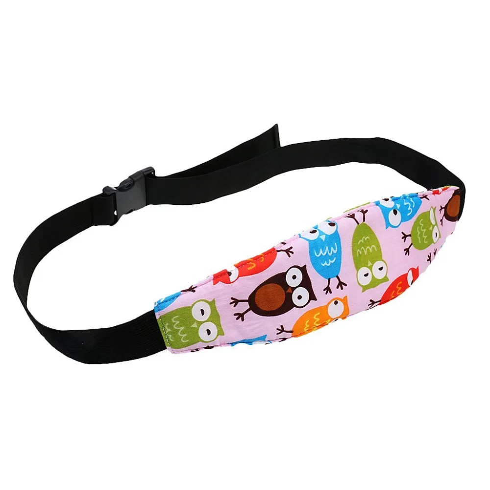 1Pcs Fixing Band Baby Kid Head Support Holder Letter Print Sleeping Belt Ca W9Q3