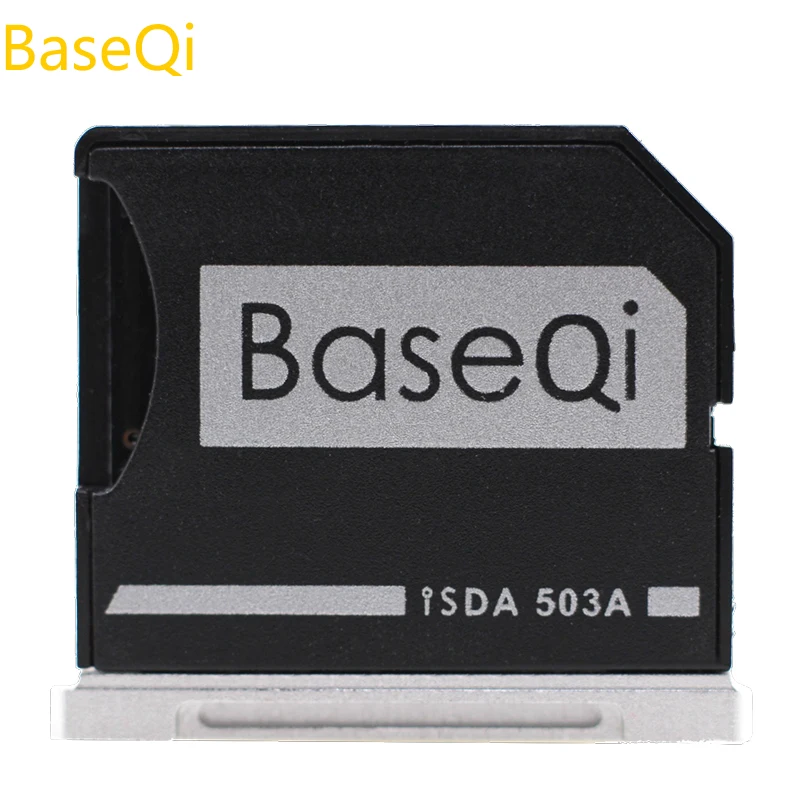 BaseQi алюминиевый Micro SD/TF карта адаптер карты памяти кард ридер для MacBook Pro Retina 15