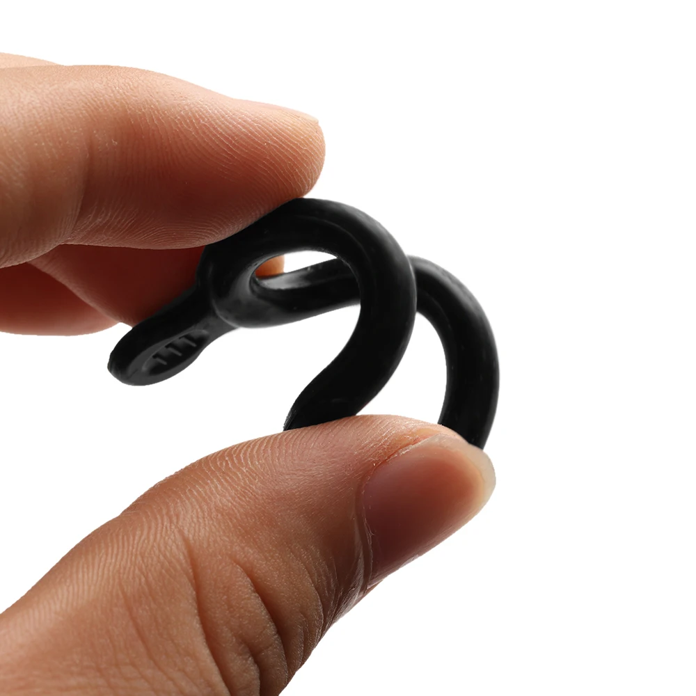 4pcs black rubber band pvc ring for t6 led headlight bike headlamp bicycle 2/_7