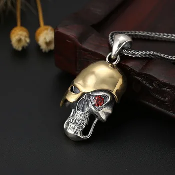 

Influx Of People In Thai Silver Inlaid one-eyed Girl And Ladies Pendants Wholesale S925 Sterling Silver Personality Pendants