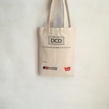 300 шт./лот, натуральная хлопковая Холщовая Сумка для покупок, сумка для покупок, складная многоразовая продуктовая хлопковая ткань, эко-сумка для детей