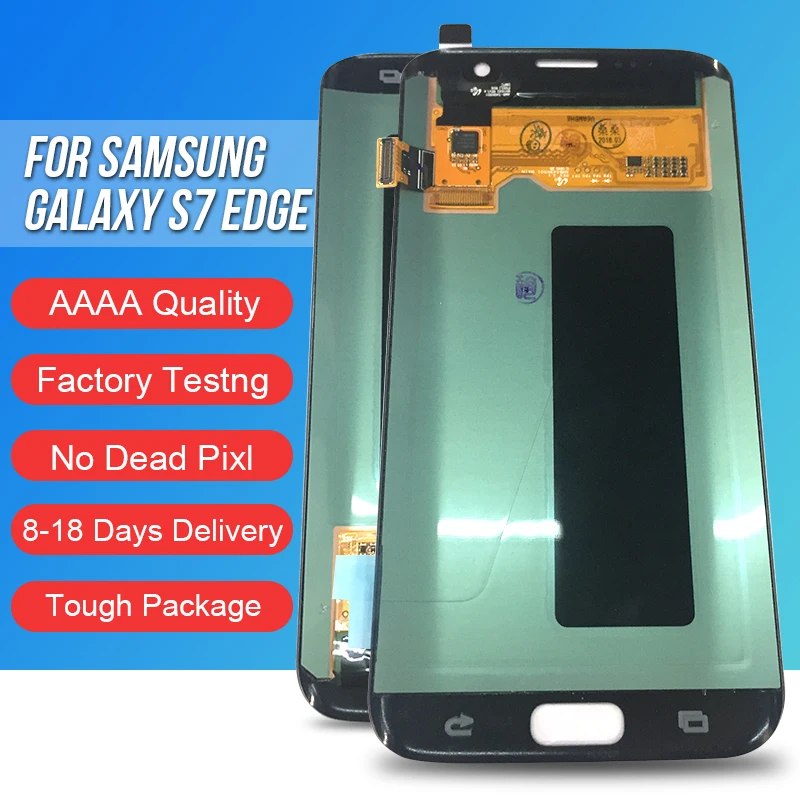 

ACKOOLLA Mobile Phone LCDs For Samsung Galaxy S7 Edge Mobile Phone Accessories Parts Mobile Phone LCDs Touch Screen Bracket