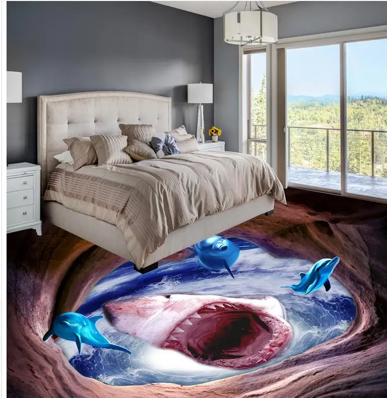 Самоклеящиеся 3D обои из ПВХ для фото пола на заказ|floor 3d wallpaper|3d wallpaperpvc wallpaper |