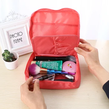 

New Female Large Capacity Cosmetic Bag Korean Makeup Bag Women Handbag Portable Storage Waterproof Bag Multi-function Travel Bag
