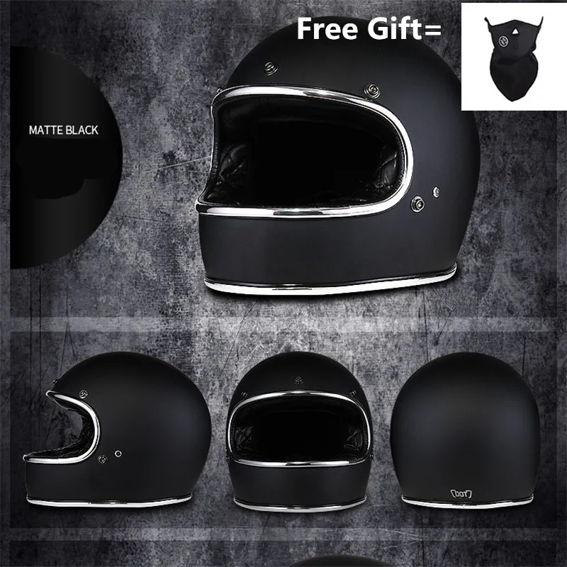 

Full Face factory Outlet racing motorcycle Jet helmet Motocross motorbike Casco Capacete Jet Retro harley FIBER GLASS helmet