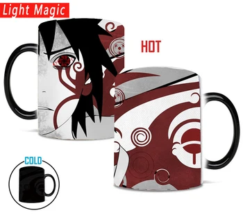 

Naruto Sasuke Sharingan mug hot Sensitive color changing mugs 350ml Ceramic coffee Mug Cup gift mug