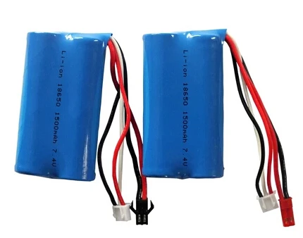 

free shipping 7.4V 18650 remote control helicopter power lithium battery 1500Mah rechargeable battery pack