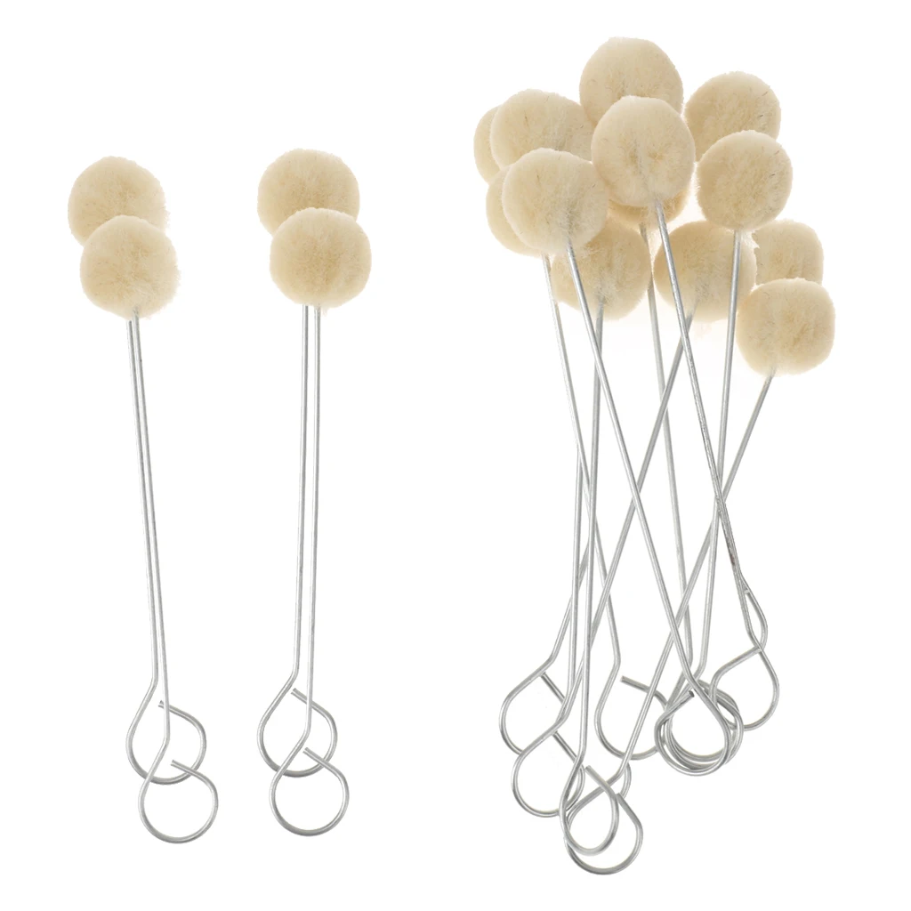 20 Pieces Wool Daubers Leathercraft Applicator Paint Dyeing Sealers Glue Dauber