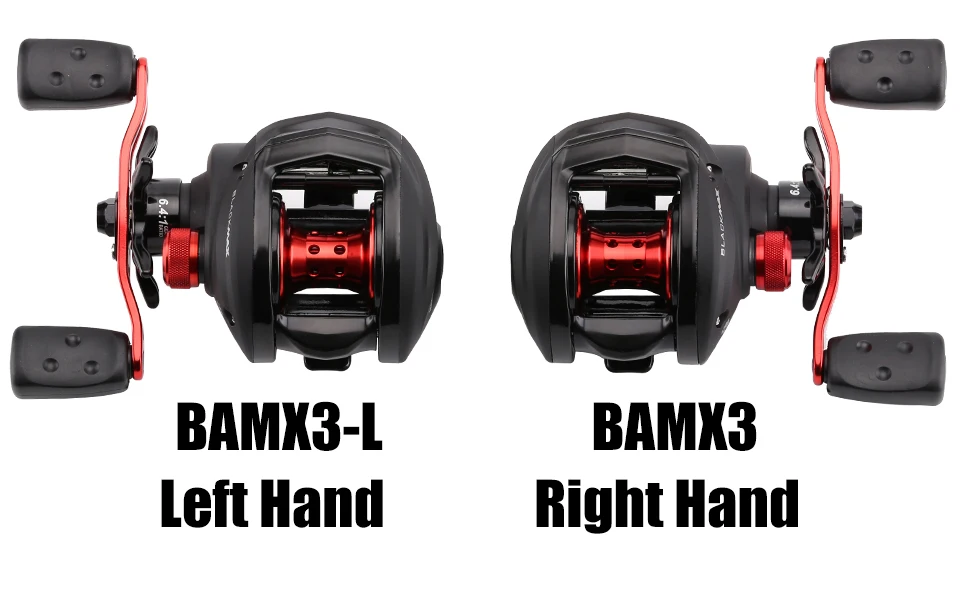 Carretel de Pesca 4 + 1bb Venda Quente Inverno Garcia Baitcasting Preto Gota Água Roda Mão Direita Trolling Carretéis 6.4: 1 Abu 10 High Quality Esporte e Lazer