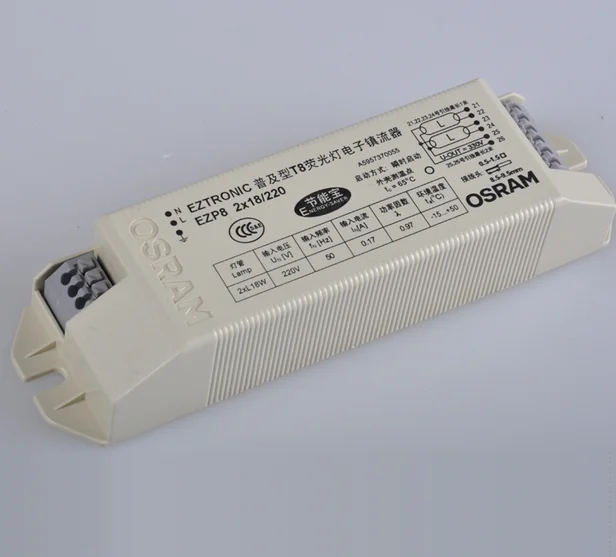 198 264V AC 2X18w Wide Voltage T8 Electronic Ballast Fluorescent Lamp