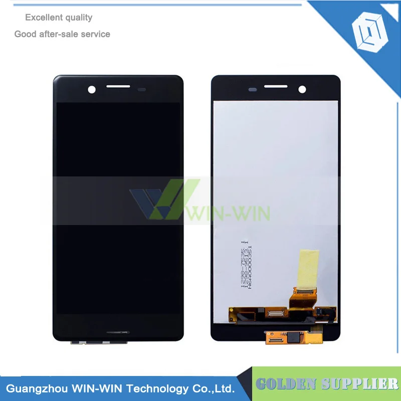 Black/White 5.0''New Original LCD Display + Touch Screen Glass Digitizer Assembly Replacement For Sony Xperia X F5121 F5122 5pcs lot official original new a quality screen for 6s lcd display black white
