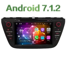 8” Quad Core Android 7.1.2 2GB RAM 4G Wifi SWC DAB+ BT Car DVD Player Radio Stereo For Suzuki S-Cross SX4 2014 2015 2016 2017