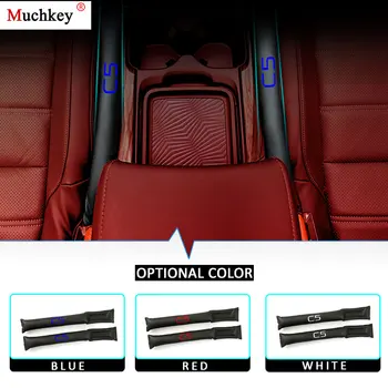 

Car Seat Gap Apertural Pad Leak Proof Plate Protective Case Auto Cleaner Clean Slot Plug Stopper For Citroen C5 2pcs