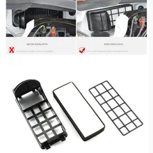 Polo asambleas 2 unids anti-pm2.5 del filtro de aire del coche del filtro de aire limpiador de exteriores especiales de estilo case cubierta de la etiqueta engomada para volkswagen