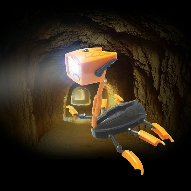 

Hot Sale Deformation LED Robot Toy Multifunction Light outdoor camping Flashlight Creative Energy Torch Lamp Robot Toy for Child
