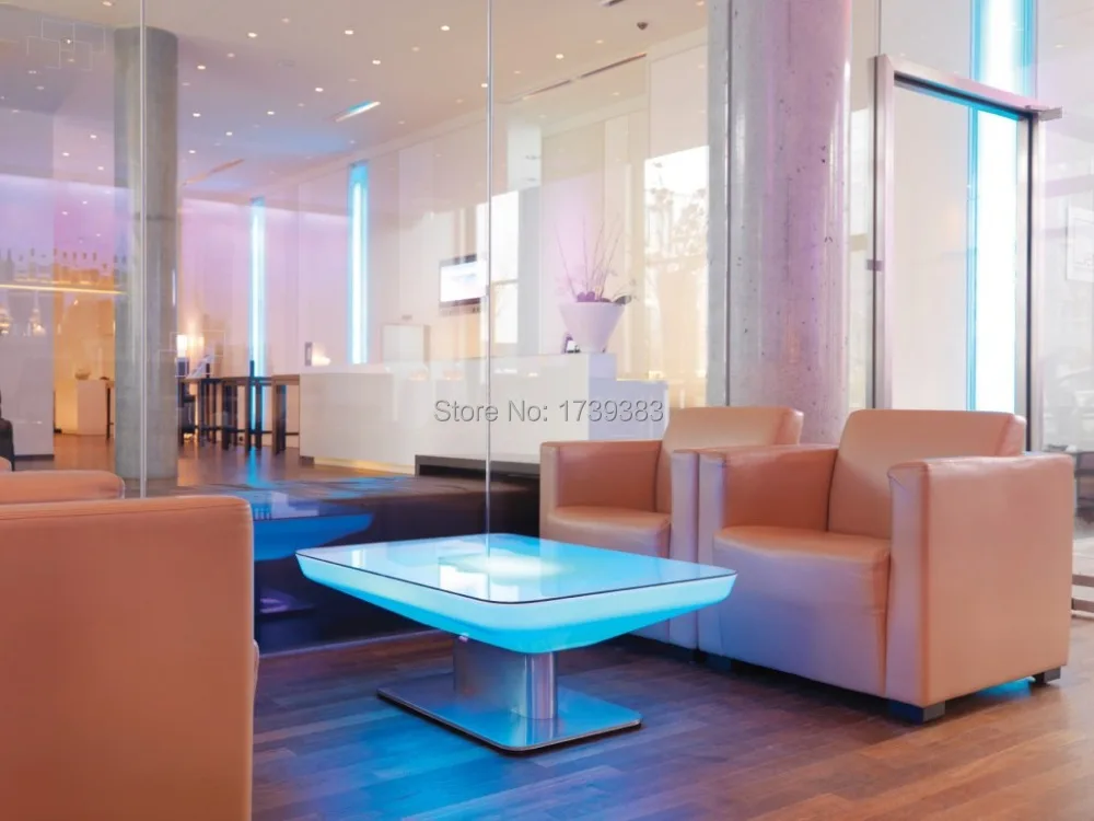 

H46 Led Illuminated Furniture Dining table for 4 people,STUDIO LED,led coffee table for bar,meeting room,living room or events