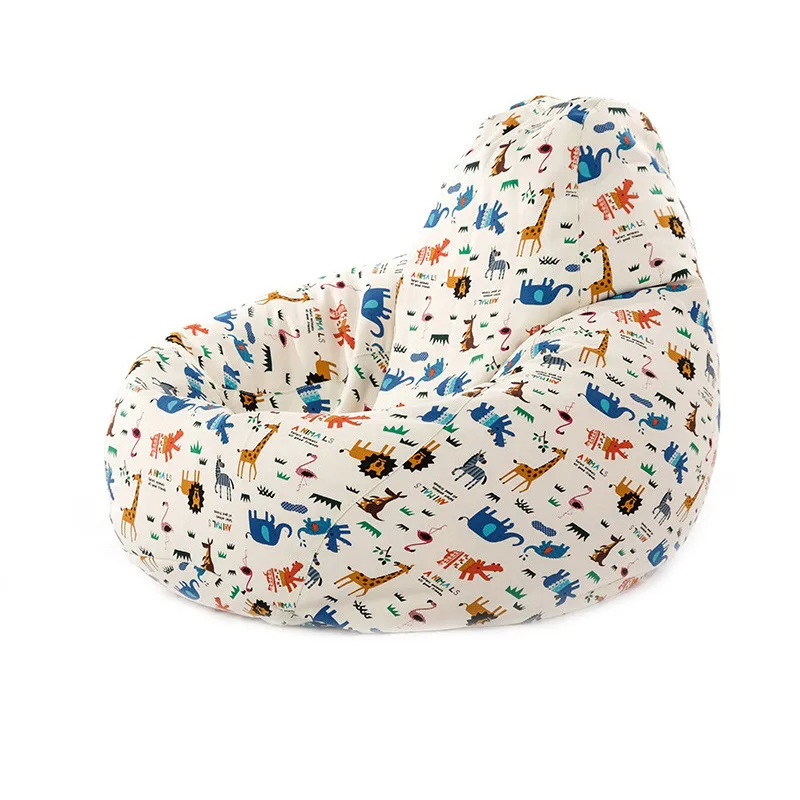 Small Cute Animal Bean Bag Lounger Sofa Cover Chairs Without Filler For Kids Indoor Couch Cover for Living Room Small Cute Animal Bean Bag Lounger Sofa Cover Chairs Without Filler For Kids Indoor Couch Cover for Living Room