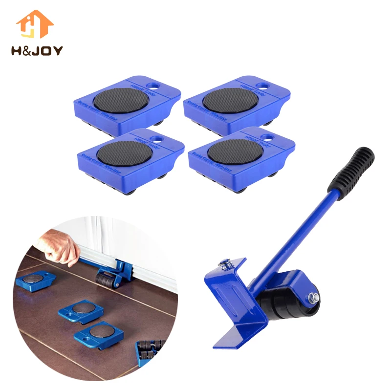 Koop Thuis Trolley Lift En EZ Move Slides Kit Gemakkelijk Systeem voor Zware Meubels 4 ST Rolle Meubels Lifter Mover Transport Tool Set