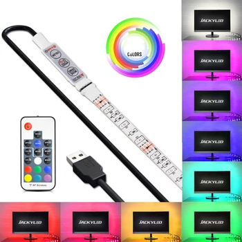

USB 5V RGB LED Strip light 60LEDs/m 30LEDs/m LED Home Theater TV USB Backlight Accent Light Kit Computer RGB LED tape Light set