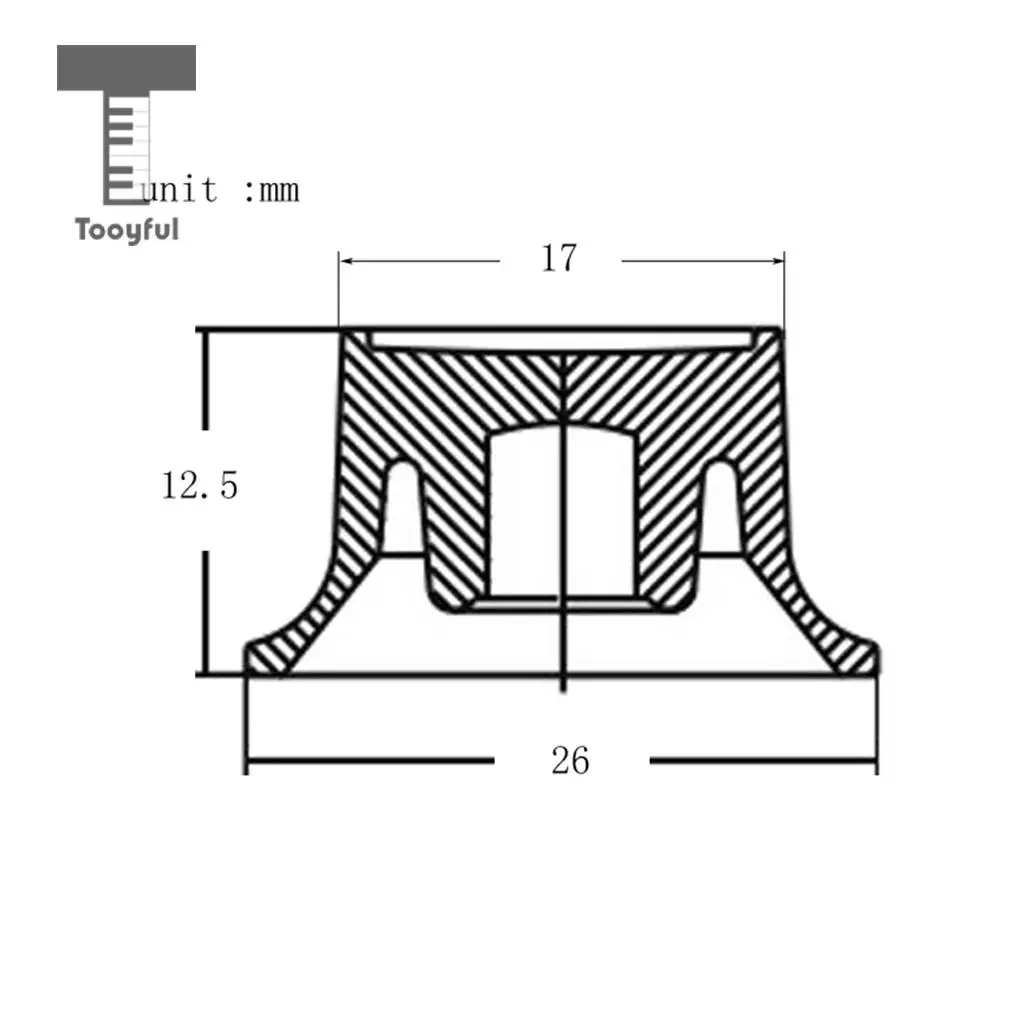 Tooyful 4pcs Acrylic Bell Speed Control Knobs Guitar Tone Volume Knobs for LP Electric Guitar Replacement Parts