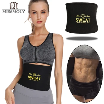 Neoprene Body Shaper Sauna Waist Trainer Faja Shaper Stomach Slimming Belt Control Shapewear Tummy Shaper Girdle Sweat