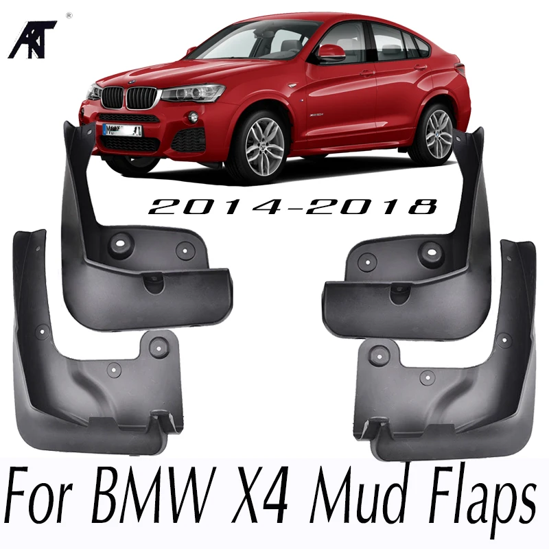 

MOLDED MUDFLAPS FIT FOR BMW X4 F26 2014 2015 2016 MUD FLAP SPLASH GUARD MUDGUARDS FRONT REAR FENDER ACCESSORIES