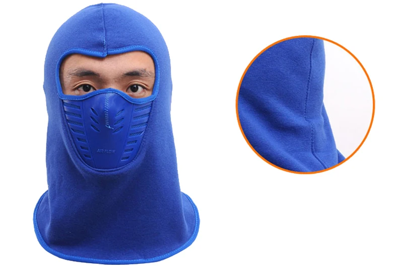Bicycle Winter Fleece Warm Full Face Mask Dust-proof Face Shield Windproof Snowboard Scarf Neck Thermal Balaclava Bandana AC0242 (2)