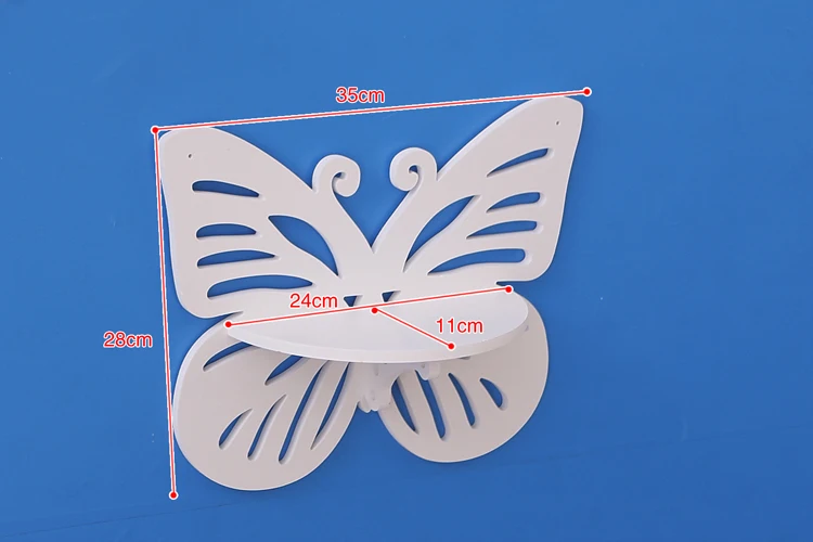 Креативная Простая Бабочка полый ТВ фон Настенное подвесное украшение на стену полка настенная полка рамка полки цветок LM01181044