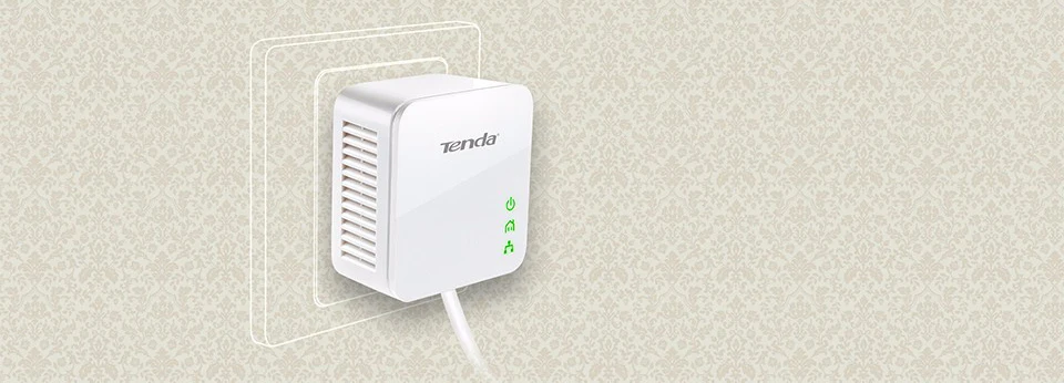 Tenda 1 пара P202 мини 200 Мбит сетевой разъем Ethernet, адаптер PLC, совместимый с Беспроводной маршрутизатор Wi-Fi, IPTV, подключи и играй