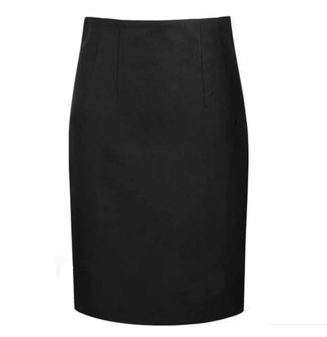 Модная Осенняя зимняя Весенняя женская юбка-карандаш миди-юбка с высокой талией размера плюс шерстяная юбка юбки для женщин