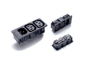 

WD-202 UPS Power Outlet IEC INLET AC power socket with 5*20mm fuse WD-202