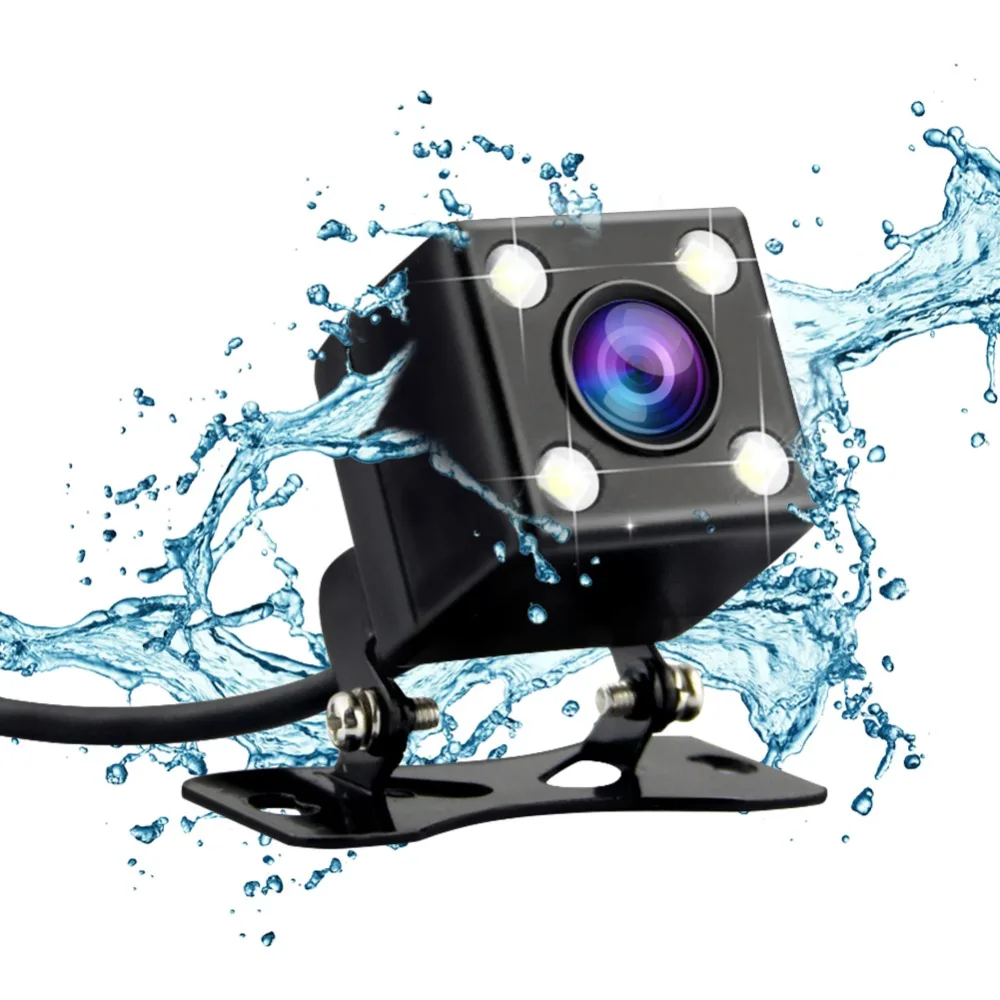 Anfilite Автомобильная камера заднего вида 2,5 мм(4Pin) Джек Порты и разъёмы Аудио Видео кабель с светодиодный Ночное видение для GS63H M06 видеорегистратор Регистраторы Водонепроницаемый