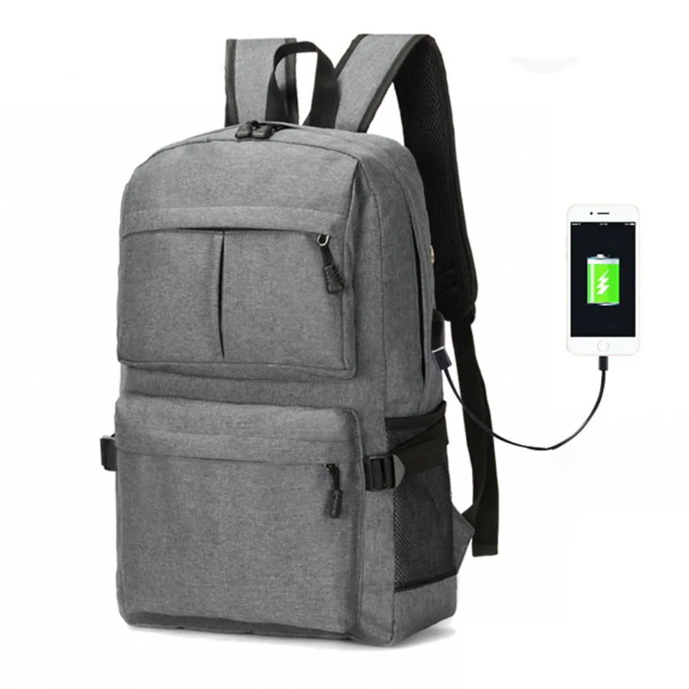 

Unisex Men Women Backpack with USB Charging Large Capacity School Bag for Teenagers Students Laptop Bagpack Male Travel Rucksack