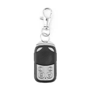 

4 Buttons 433/433.92MHZ Wireless RF Remote Controller Copy With Keychain For Electric Gate Garage Door Key Switch Controller