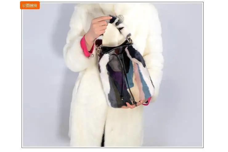 Женские сумки из натурального меха норки, сумка-мешок, сумки через плечо из натуральной кожи, женская сумка с верхней ручкой, модная сумка через плечо