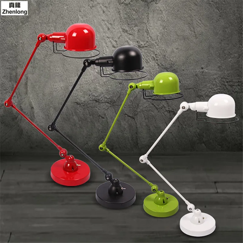 

Loft Wall Lamp Mechanical Arm France Jielde Wall Light Reminisced Retractable Double Vintage Folding Rod- with Switch Creative