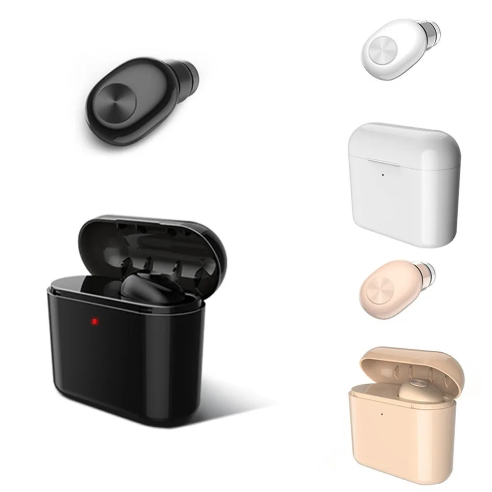 Kopen BL1 Mini Bluetooth Oortelefoon Draadloze Bluetooth Koptelefoon Met Opladen doos Oordopjes met microfoon voor iphone Samsung Xiaomi android ios