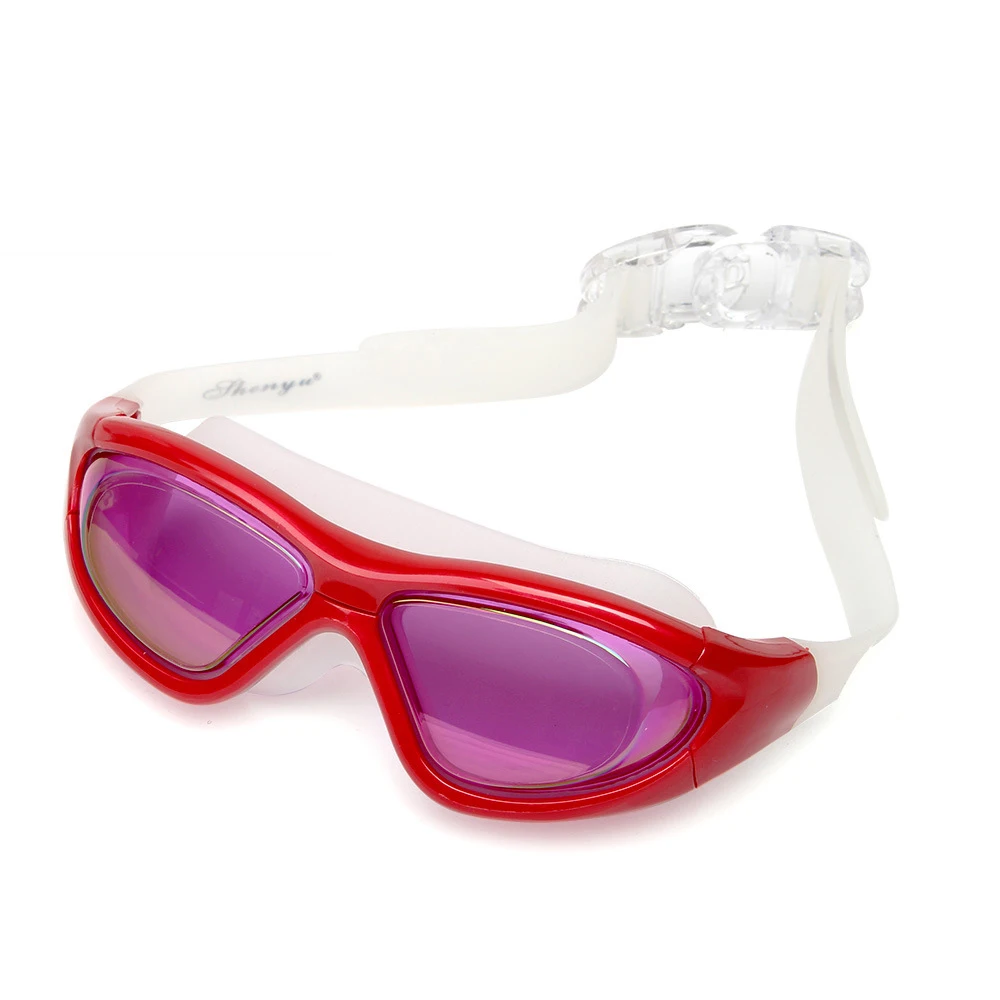 C203 набор высококачественных разных накладных Покрытие большая рамка Анти-туман Анти-УФ-очки для плавания плавание очки мужские модели женских ботинком