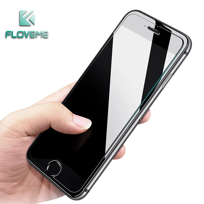 FLOVEME Screen Protector For iPhone 6 Glass For iPhone 6S Tempered Glass 8 6 7 Plus 5 5S SE Film