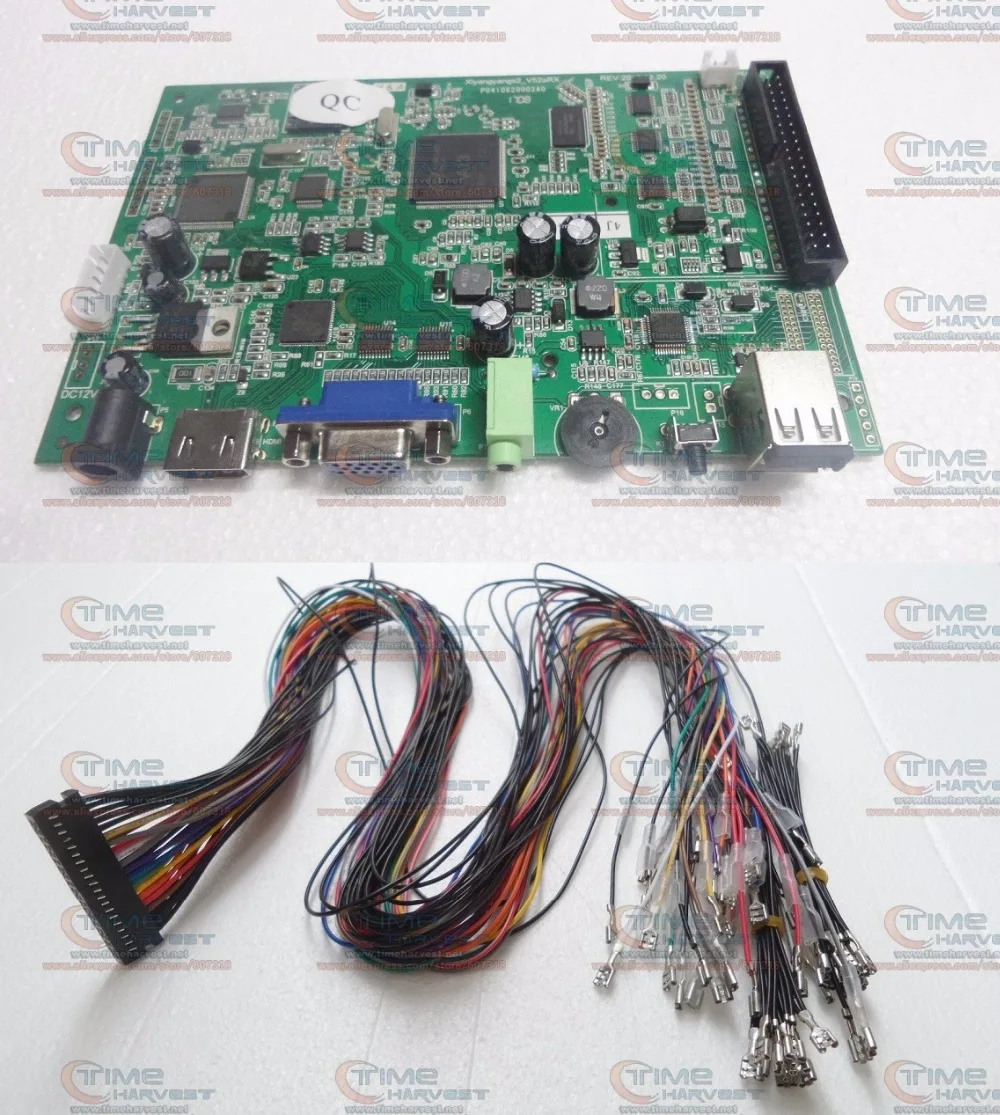 

2 player USB Encoder built-in 815 in 1 Pandora Box 4S Arcade Stick Board With Wires USB adapter to PC MAME PS3 Console Joystick