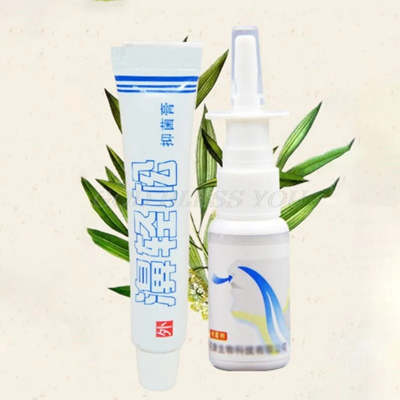 2 шт./компл. ринит спрей крем мазь в традиционном китайском стиле ...