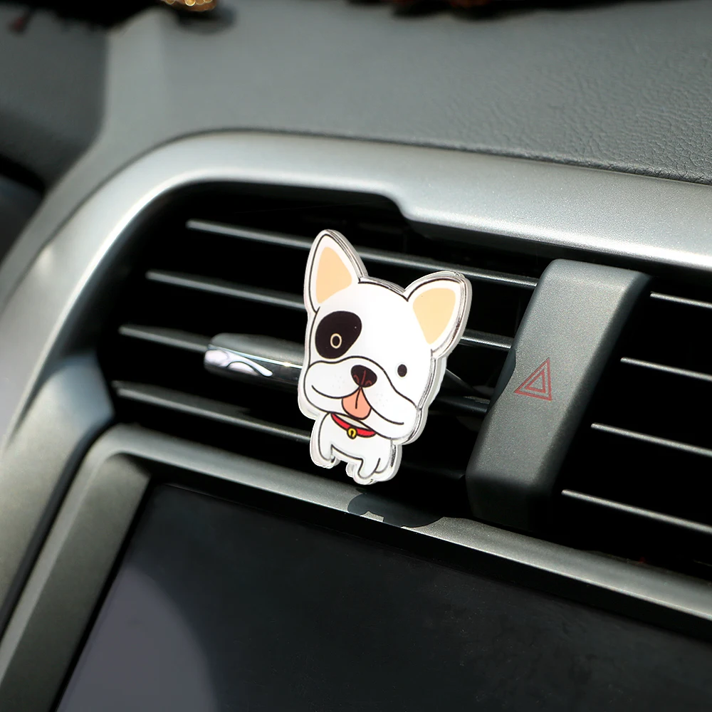 Автомобиль-Стайлинг милые собаки Форма Забавный освежитель воздуха автомобиля вентиляционные духи твердые духи Автомобильные украшения высокого качества