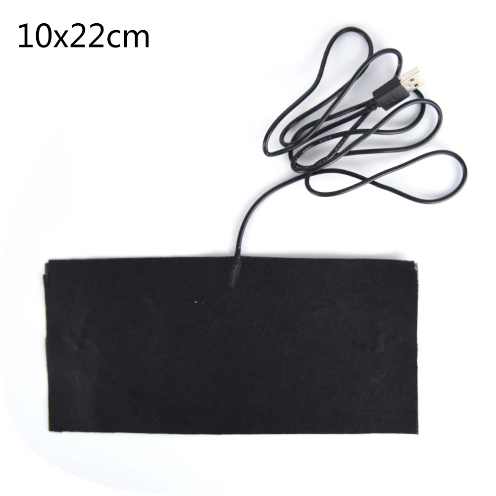 JETTING Carbon Fiber Heated Pads USB Heated Jacket Coat Vest Accessories Warm Back Neck Fast-Heating Size S/M