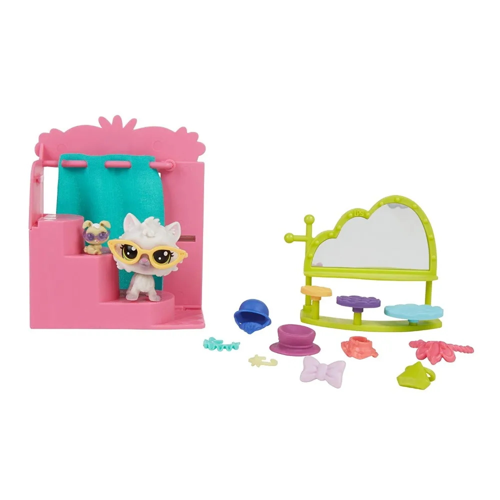 

New Pet Collection Figure LPS Cat Flashy Photo Booth series 2 E1015 Kids Toys