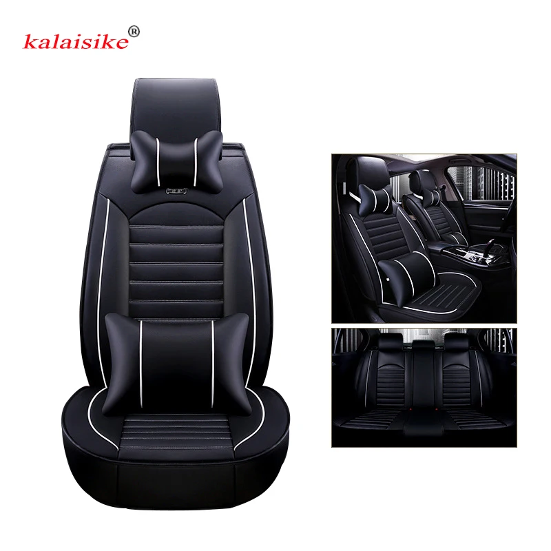 Kalaisike кожаные универсальные чехлы для сидений автомобиля для Geely Emgrand EC7 X7 FE1 автомобильный Стайлинг автомобиля интерьер Авто Подушка