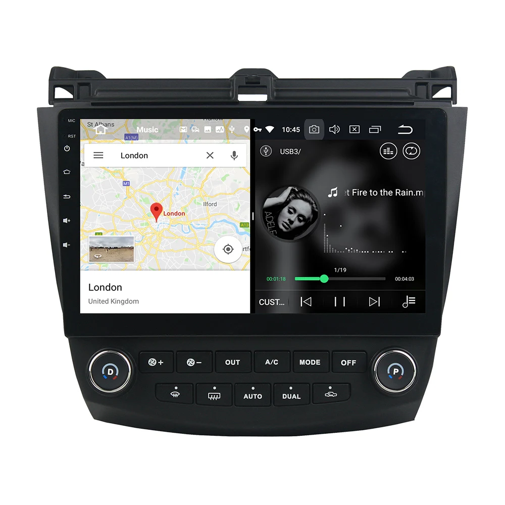 Best Belsee 10.1" Android 9.0 Car Stereo for Honda Accord 7th 2003-2007 Radio 4GB PX5 IPS Screen Head Unit Autoradio GPS Audio Player 3