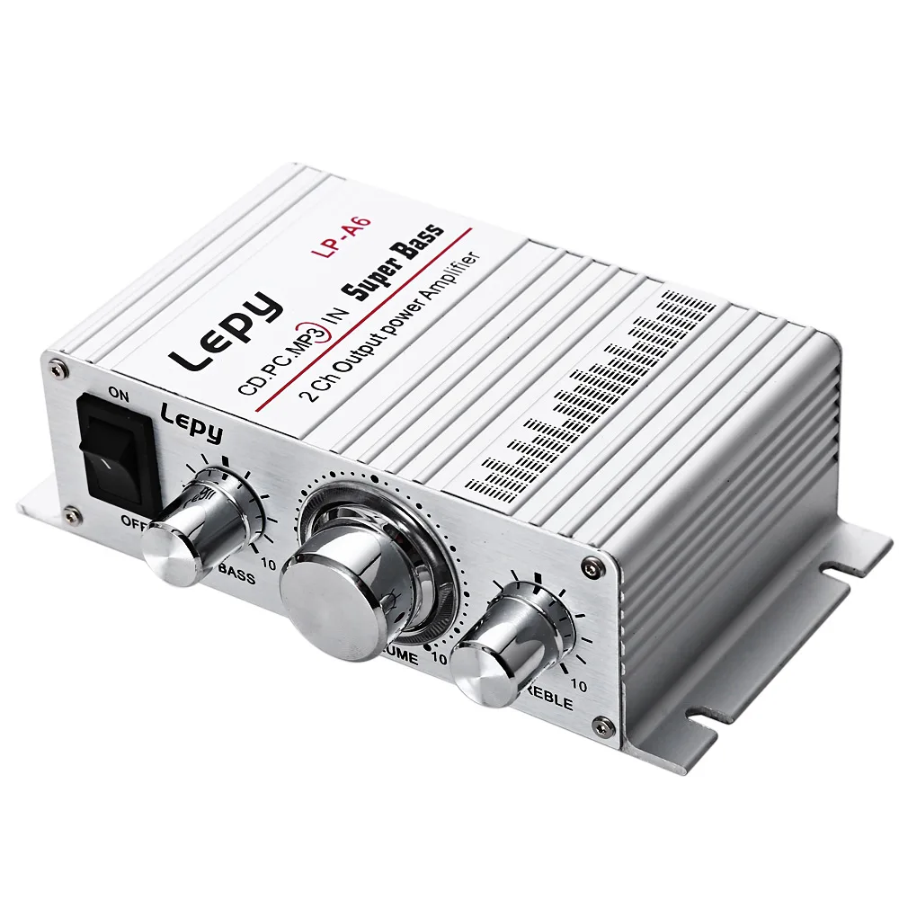 Lepy LP A6 Mini 2 Ch Hi Fi Stereo Audio Output Power